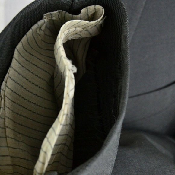 Samuelsohn Recent Solid Gray 100% Wool Sport Coat - Picture 4 of 7